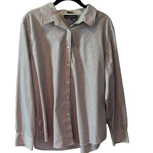 New York jones long  sleeved formal top